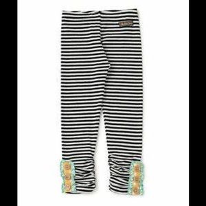 Size 10 Joanna Gaines Haystack Striped Leggings